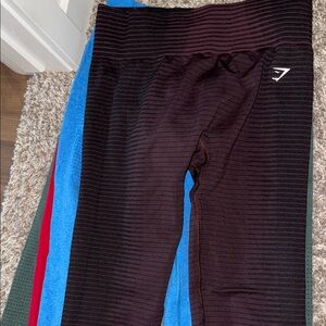 Gymshark Maroon Seamless Leggings